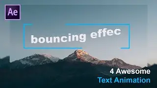 4 Awesome Easy Text Animation for Beginner in After Effects | Motion Graphic Tutorial