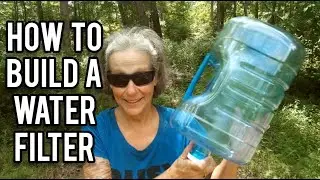 Building a DIY Water Filter Using BioChar and a 3 Gallon Jug - Ann's Tiny Life