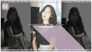 aesthetic edit ideas part 3 + project file | victoria.aep