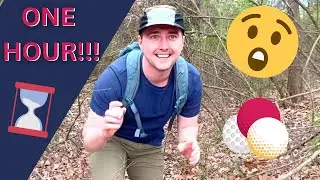 1 HOUR TO FIND AS MANY GOLF BALLS AS POSSIBLE! - GOLF BALL HUNTING