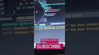 alternative of print in flutter #flutter #fluttertutorials #technicalencoder