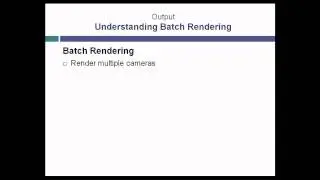 3ds Max 2012 Tutorial - Understanding Batch Rendering