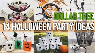 🎃14 DOLLAR TREE HALLOWEEN PARTY IDEAS