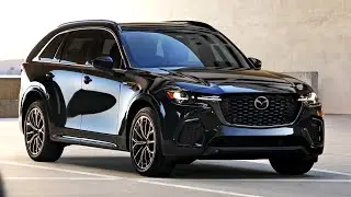 Новая Mazda CX-70 PHEV 2025 года — двухрядный среднеразмерный кроссовер-внедорожник. Первый взгляд