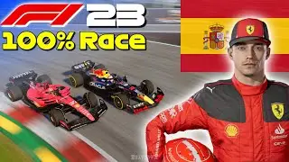 F1 23 - Lets Make Leclerc World Champion #8: 100% Race Spain