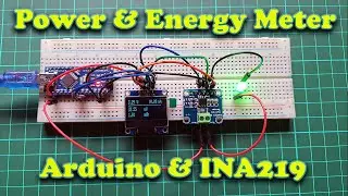Arduino based Power & Energy Meter using INA219 Current Sensor