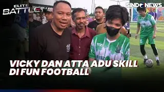 Ratusan Warga Saksikan Vicky Prasetyo dan Atta Halilintar Main Fun Football