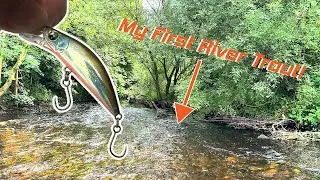 Catching My First River Trout !