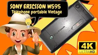 TELEPHONE SONY ERICSSON W595 Walkman #sonyericsson #walkman  #mobilphone #retrophone #cellphone #4k