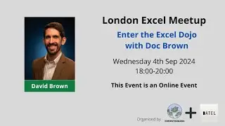 Enter the Excel Dojo with Doc Brown | David Brown