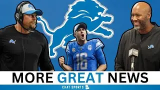 Detroit Lions Just Got MORE GREAT NEWS