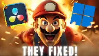 IT'S FIXED! The biggest Issue that Davinci Resolve had on Windows