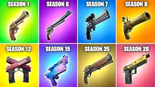 Evolution of All Fortnite Pistols (Chapter 1 Season 1 - Chapter 5 Season 1)