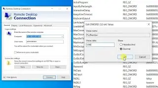 How to change the RDP listening port for Remote Desktop on Windows Server / Windows 10