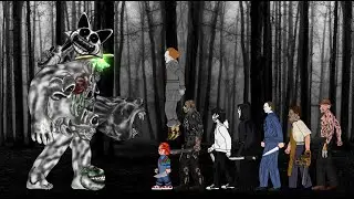 Zoonomaly Zookeeper Boss vs Jason Voorhees, Michael Myers, Chucky, Leatherface, jeff killer, dc2