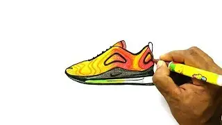 How to Draw Nike Air Max 720