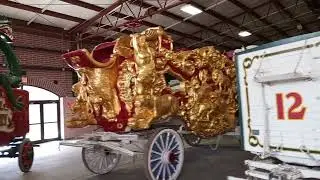 The Worlds Largest Collection of Parade Circus Wagons at Circus World Museum Baraboo, WI