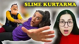 GERÇEK HAYATTA HELLO NEIGHBOR GİZEMLİ KOMŞU SLIME KURTARMA EYLÜL LAL