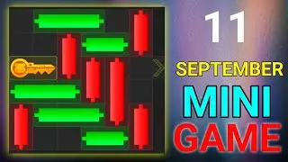 11 September mini game puzzle || today mini game puzzle hamster kombat || daily combo card Hamster