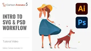 How to Make 2D Animations with a PSD & SVG Animation Pipeline | Cartoon Animator Tutorial