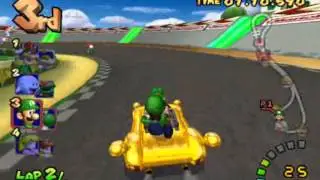 Mario Kart double dash car jump cheat!!!