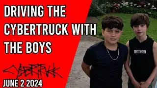 Cybertruck Drive with the Neighborhood Boys