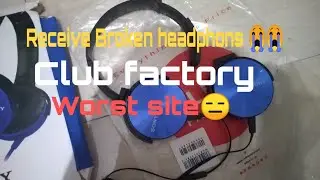 UNBOXING Sony replica Headphones form Club Factory | 2019