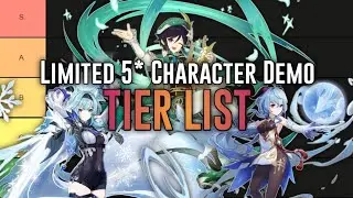 Every Limited 5* Character Demo RANKED | Genshin Impact TIER LIST | KuyaAlfonso