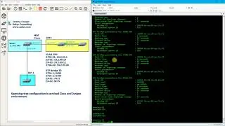 Juniper to Cisco Spanning Tree - VSTP