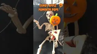 Candy Apple Pumpkin Pops #shorts #halloween2024 #halloweentreats