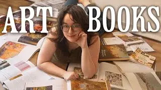 a tour of my ENTIRE Art Book Collection (50+ books!)