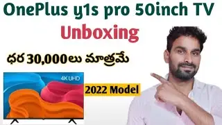 OnePlus Y1s pro 50inch 4K UHD TV| UNBOXING| OnePlus 50inch Tv| Best TV under 30000