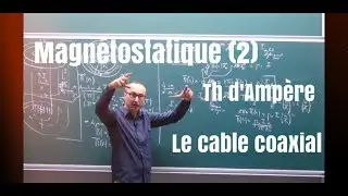 MP/PSI/PC- Magnétostatique-Théorème d'ampère (2/5)-  Cable coaxial