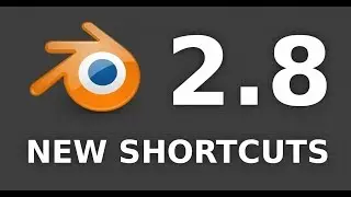 Blender 2.8 shortcuts have changed again!