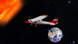 8 Planet Visit By Airplane | What Happen if Plane Reach to the Sun?