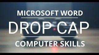 Chapter Drop Cap in MS Word