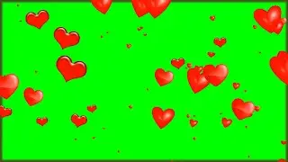 Heart Rain -  | green screen effects - chroma key - animations - Effects - Video HD 1080