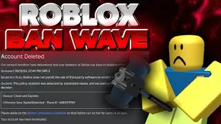 A MAIOR ONDA DE BAN DO ROBLOX... ⚠️