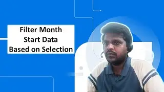 POWER BI | Filter month start data based on selection