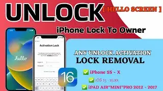 How to Bypass iPhone Locked to Owner | iCloud Activation Lock Removal | iOS 12-16