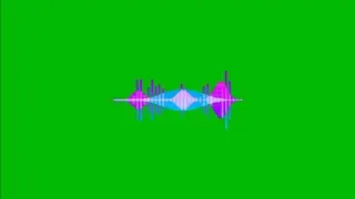 Audio Spectrum Green Screen Animation Effect HD Footage | Crazy Editor
