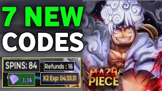 UPDATE⬆️HAZE PIECE CODES FOR SPINS 2024 | ROBLOX HAZE PIECE CODES