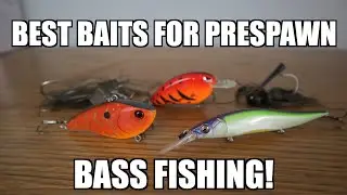 The BEST 5 Baits for Prespawn Bass Fishing! - Best Lures for Early Spring Bass Fishing!