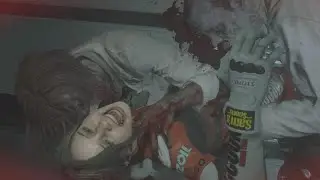 RESIDENT EVIL 2 REMAKE Gameplay - Elza Walker Claire Redfield Double Death