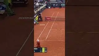 INCREDIBLE 34-Shot Rune vs Djokovic Point!