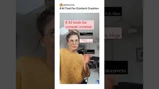 8 AI Tool For Content Creation || #chatgpt gpt4 #gpt #ai #openai  #coding #softwareengineer