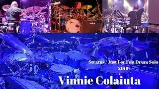 Vinnie Colaiuta - Stratus / Just For Fun Drum Solo with Jeff Beck and Rhonda Smith 2019