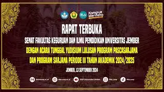 Yudisium Lulusan Program Pascasarjana dan Program Sarjana Periode III Tahun Akademik 2024/2025