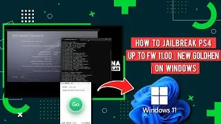 How To Jailbreak PS4 Up To FW 11.00 | New GoldHEN | On Windows