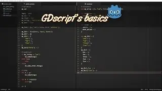 Introduction to GDscript - Godot tutorial